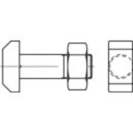 Skrutka s T hlavou TOOLCRAFT 106202 M10 DIN 261 60 mm oceľ 25 ks; 106202