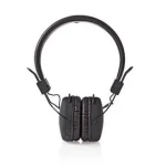 Nedis Bezdrôtové slúchadlá on-ear čierna / mikrofón / Bluetooth 5.0 / micro-USB / ovládanie stlačením (HPBT1100BK)