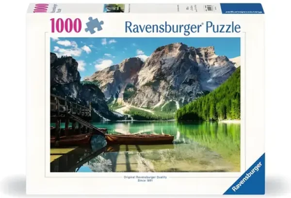 Ravensburger Puzzle Jazero Braies, Taliansko