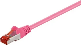 MicroConnect CAT6 S/FTP 5m ružová / LSZH (SSTP605PI)