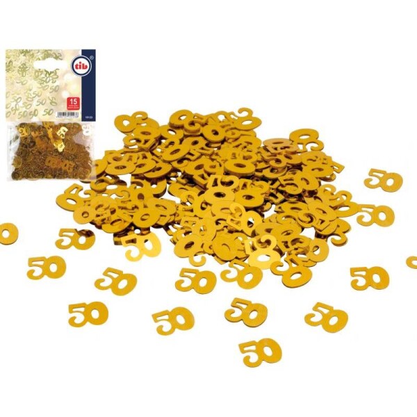 Konfety 15 g zlatá päťdesiatka - tib - tib