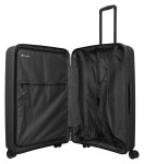 Veľký škrupinový kufor Travelite Air Stripe L Black