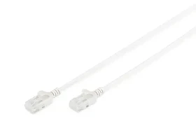 Digitus Cat6 Slim šedý / Patch kábel / U/UTP / 1 m / LSZH (DK-1617-010S)
