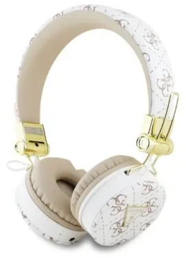 Guess GUBH70E4PTMH 4G Triangle biela / Slúchadlá / On-ear / Bluetooth / ENC (GUBH70E4PTMH)
