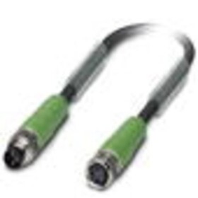 Phoenix Contact SAC-3P-M 8MS/ 0,6-PUR/M 8FS SH pripojovací kábel pre senzory - aktory, 1456323, piny: 3, 0.60 m, 1 ks; 1456323