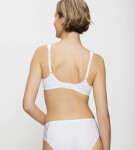 MODERN LACE+COTTON - Podprsenka s kosticami: mäkká bavlna a široké ramienka Triumph WHITE 75D