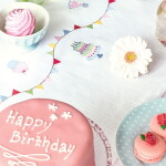 GREEN GATE Porcelánový tanier Dotty Pale Blue