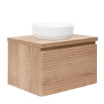 Kúpeľňová skrinka pod umývadlo Naturel Savona 78x43x44, 8 cm dub halifax mat SAVONA80DHD SAVONA80DHD