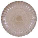 House Doctor Obedový tanier Scallop Rose Ø 26 cm