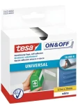 Tesa ONOFF černá / Suchý zip / 20 mm / 2,5 m / samolepicí (55225-00000-02)