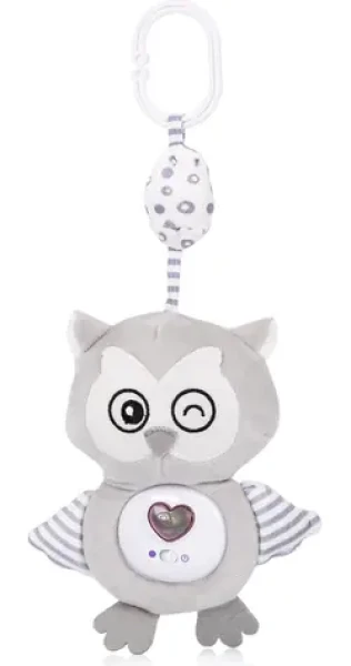 CHIPOLINO Plyšová hračka na kočík, postieľku Owl