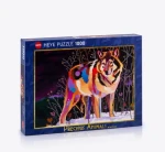 HEYE Puzzle Nočný vlk