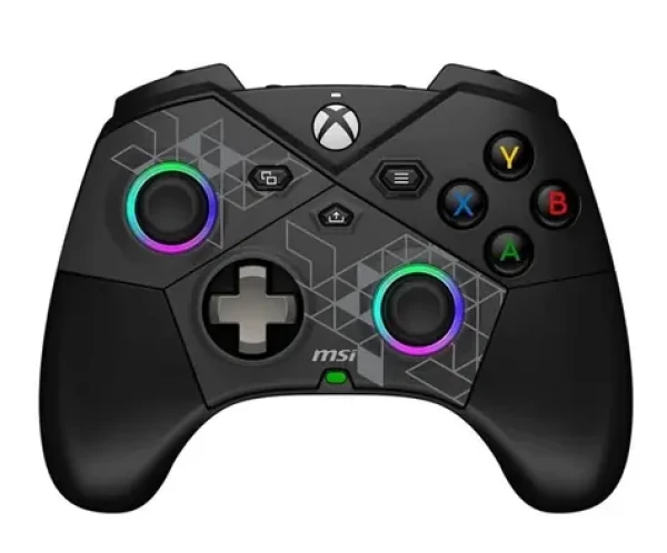 MSI Force Pro Wireless čierna / Gamepad / 2 analógové páčky / 2.4 GHz / BT / USB-C (FORCE PRO W)