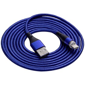 Akyga USB kábel USB-A zástrčka, USB-C ® zástrčka 2.00 m modrá AK-USB-43; AK-USB-43