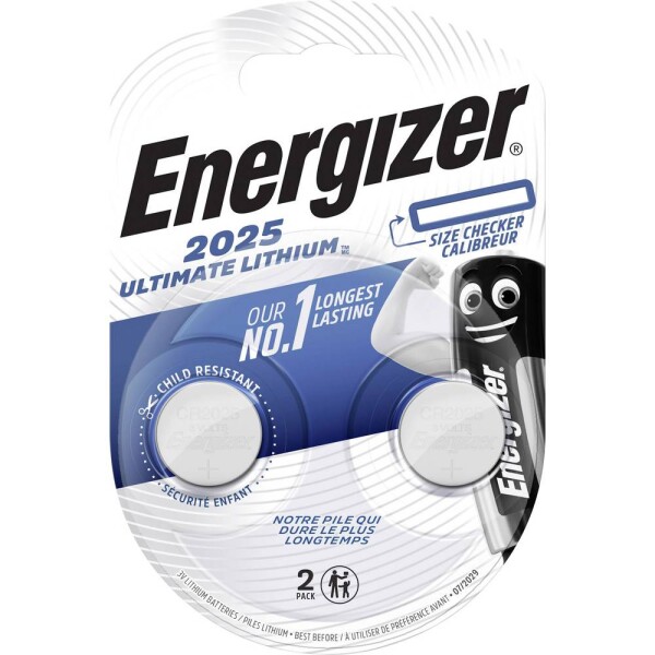 Energizer Ultimate Lithium CR2025 2 ks 7638900423013