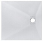 BESCO - Štvorcová sprchová vanička VEXO - biela - Farba - Biela, Nožičky k vani - Bez nožičiek, Rozmer A - 90, Rozmer B - 90 VANKVEX90CTVERW