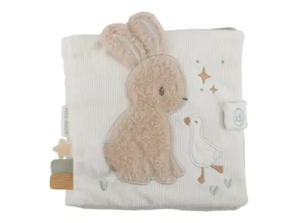 Little Dutch Textilná knižka s aktivitami Newborn Naturals