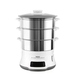 TEFAL Deluxe XL VC502D10 biela / Parný hrniec / 900 W / 9 l / 3 nádoby (VC502D10)