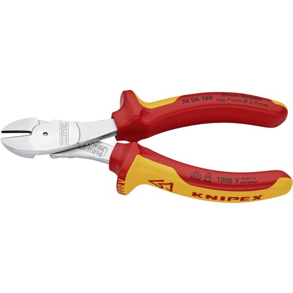 Knipex Knipex-Werk 74 06 160 VDE silové bočné štiepacie kliešte s fazetou 160 mm