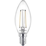 Philips LED 78205400 LED En.trieda 2021 E (A - G) E14 sviečkový tvar 2 W = 25 W teplá biela (Ø x d) 3.5 cm x 9.7 cm 2 ks; 78205400