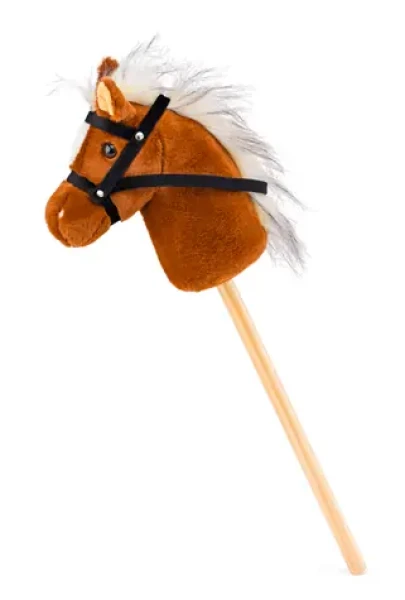 Faunica Hobby horse Scarlet, svetlo hnedý kôň na tyči