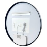 Mereo Zrkadlo okrúhle pr. 60 cm, LED osvetlenie a odhmlievanie CN164