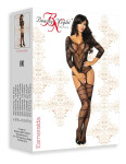 Bodystocking Esmeralda - BEAUTY NIGHT FASHION černá S/L