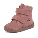 Dievčenská zimná barefoot obuv ZERU TEX FURRY Dark pink, Froddo, G2110149-6 - 29