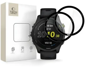 Tech-Protect Glass Flex+ Garmin Forerunner 225/255 Music čierna / Ochranné sklo / Hybridné / 2 ks