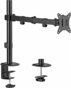 Maclean MC-753N čierna / Stolný držiak monitora / 17-32" / VESA 75x75-100x100 / nosnosť 9 kg / náklápací (MC-753N)