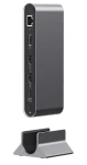 Acer 15v1 strieborná / Dokovacia stanica / USB-C / 2× HDMI 4K / DisplayPort 8K / 100W PD / RJ45 (HP.DSCAB.022)