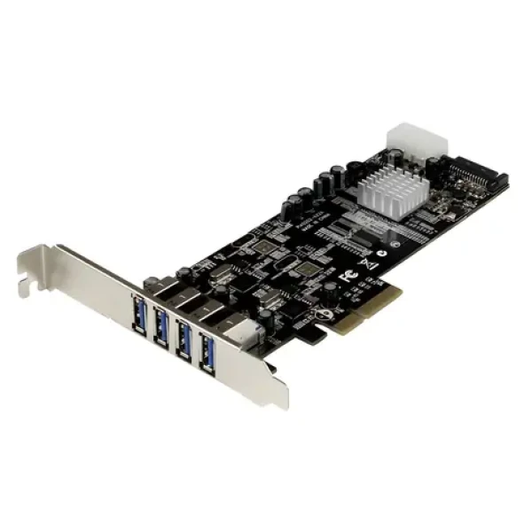 StarTech PCIe karta 4X USB-A / Radič USB / PCIe / USB 3.2 Gen 1 / 2 nezávislé kanály (PEXUSB3S42V)