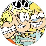 Jedlý papier The Loud House Lincoln a sestry pri fotení 19,5 cm - Pictu Hap - Pictu Hap