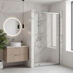 REA - Sprchové dvere Primo Swing 80 Chrome REA-K2563