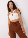 Dámske nohavice LK SP 509331.25 Brown - FPrice L/XL tmavě hnědá