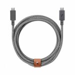 Native Union Belt Cable USB-C 2.4m 240W sivá (BELT-PRO2-ZEB-NP)