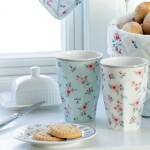 GREEN GATE Porcelánový tanierik Belia White 15 cm