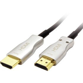 Value HDMI prepojovací kábel Zástrčka HDMI-A, Zástrčka HDMI-A 50.00 m čierna 14.99.3482 4K UHD, tienený, Aktívne so zosilnením signálu HDMI kábel; 14.99.3482