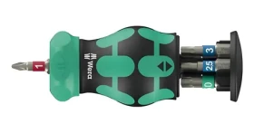 Wera Bicycle Set 5 / Sada bitov pre bicykle / 7 dielov / nerezová oceľ / magnetický držiak (5004186001)