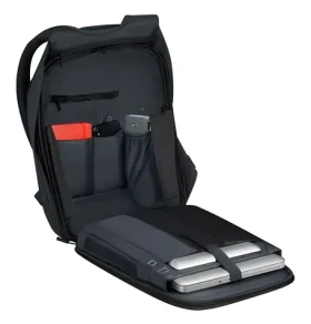 Samsonite SECURIPAK 2.0 14.1" čierna / Batoh na notebook / do 14.1" / 13 l / vrecko s ochranou RFID (150940-1041)