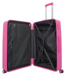 Veľký škrupinový kufor Travelite Pacific L Pink