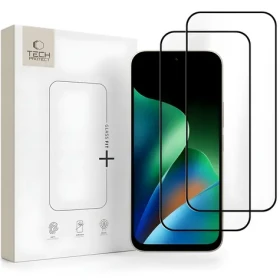 Tech-Protect Glass Fit+ čierna 2 ks / Tvrdené sklo / XIAOMI Redmi 17 4G/5G