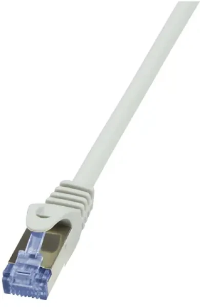LogiLink PrimeLine šedá / Patch kábel / Cat6a S/FTP / RJ-45 / 0,5 m (CQ3022S)