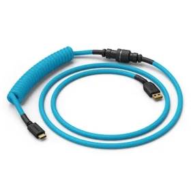 Glorious Coiled Cable elektrická modrá / USB-C (M) - USB-A (M) / 1.37 m (GLO-CBL-COIL-EB)
