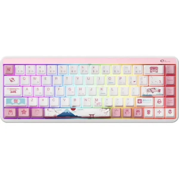 Akko JIN 01 Tokio - 65% / herná klávesnica / ANSI / spínače rosewood / bluetooth / USB-C (6925758630726)