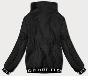 Krátká černá dámská bunda se stojáčkem model 17106399 S'WEST Barva: odcienie czerni, Velikost: