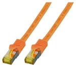 EFB Cat6a oranžová / Patch kábel / S/FTP / Cat7 Rohkábel / 1 m / RJ-45 / LSZH (MK7001.1O)