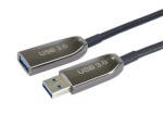 PremiumCord predlžovací optický AOC kábel USB 3.0 A samec - samica / 10 m (8592220021665)