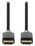 Nedis DisplayPort kábel antracit / Kábel DisplayPort / verzia 1.4 / 8K / 3 m (CCBW37014AT30)