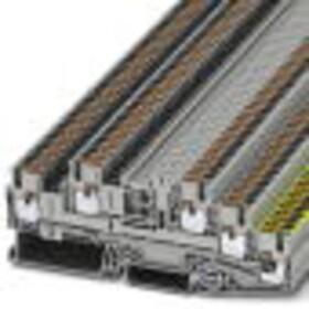 Phoenix Contact 3210547 inštalačné svorka ochranného vodiča 5.2 mm Push-Lock pružinová prípojka sivá 50 ks; 3210547